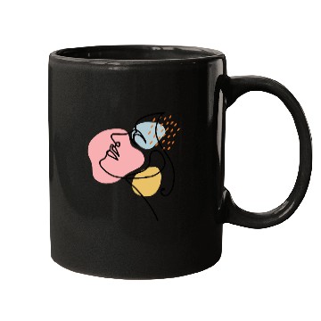 Discover Feminine Abstractions: Embracing Artistic Freedom Mugs