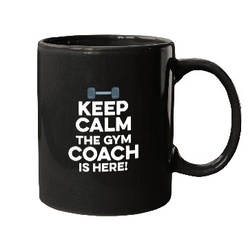 Discover Keep Calm the Gym Coach Bodybuilder Fitness Mugs