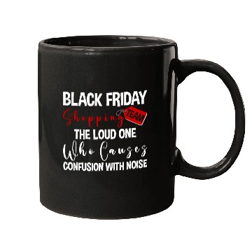 Discover Black Friday Shopping Team 2 Mugs