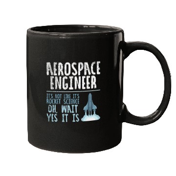 Discover Aerospace Engineer Rocket Science Space Scientist Mugs