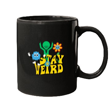 Discover Stay Weird Mugs