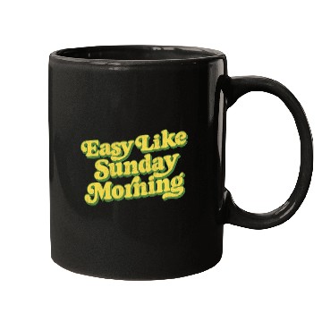 Discover Easy Like Sunday Morning funny Mugs