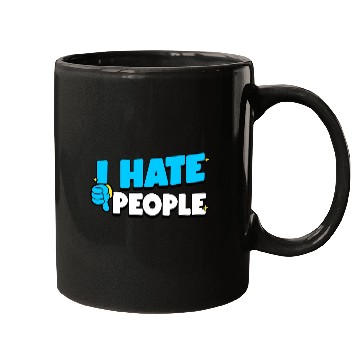 Discover I Hate People Retro cool Mugs