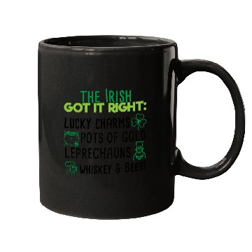 Discover Lucky Irish Charms Aesthetic Mugs
