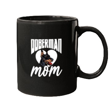 Discover Doberman Mom Mugs