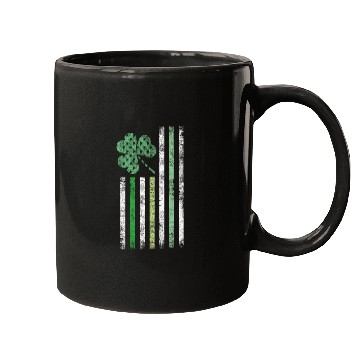 Discover Irish American Flag Design Cool Distressed Style Mugs