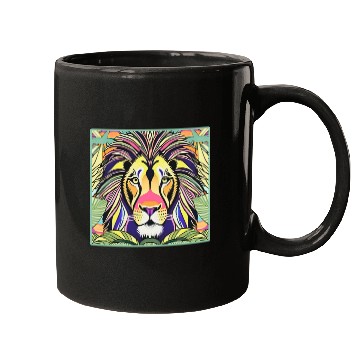 Discover Lion in the jungle Mugs