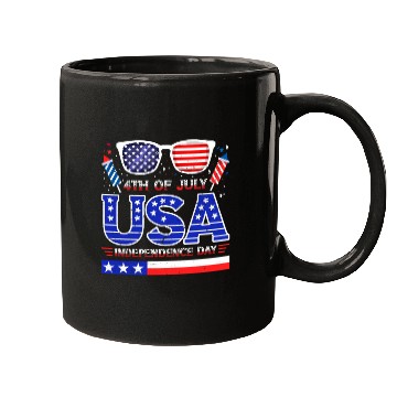 Discover 4th July USA Independence Day All American Pride Mugs