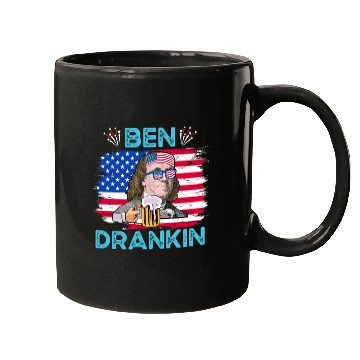 Discover Ben Drankin US President Independence Day Mugs