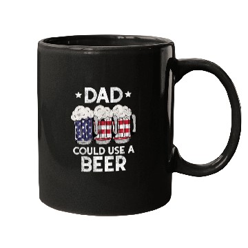 Discover Dad Could Use A Beer Us Flag Mugs