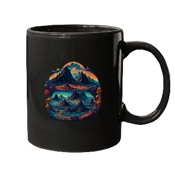 Discover Psychedelic mystical illustration Mugs