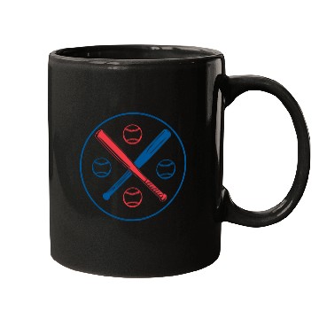Discover Baseball bat with ball design 2023 Mugs