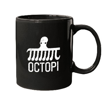 Discover Funny Pi Day Octopi Nerd Geek Science Math Mugs