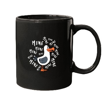Discover Mine Mine Mine Seagull Bird Beach Chicken Mugs