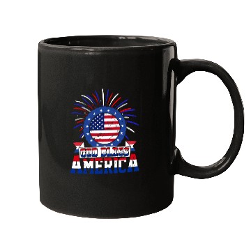 Discover God Bless America Independence Day USA Patriot Mugs