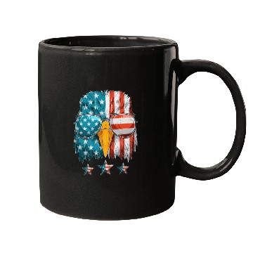 Discover Patriots America Ealge Stars and Stripes US Pride Mugs