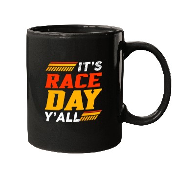 Discover It's Race Day Y'All Mugs