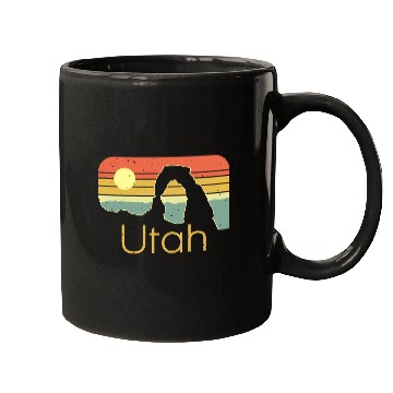 Discover Vintage sunset Utah design Mugs