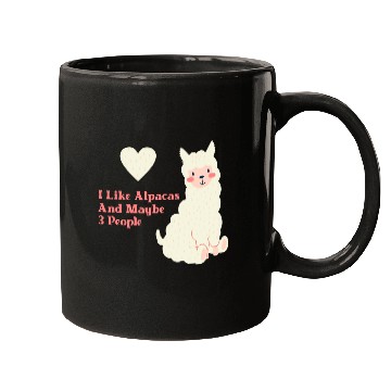 Discover Alpaca Lover cute blue Mugs