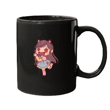 Discover Chibi Girl In Love Mugs