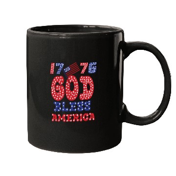 Discover 1776 GOD BLESS AMERICA FOR FREEDOM Mugs