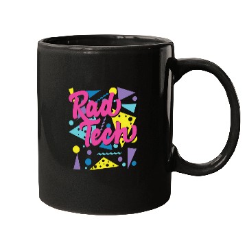 Discover Rad Radiology Tech 80s Fun Py Graduation Mugs
