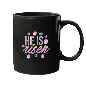 Discover He Is Risen Easter Christian Message Easter Eggs Mugs