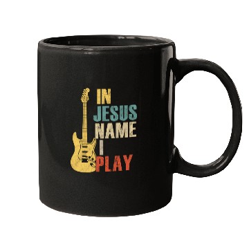 Discover Guitar In Jesus Name I Play Guitar Mugs
