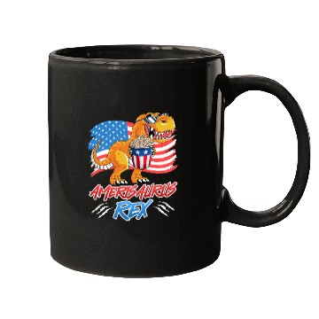 Discover Amerisaurus Rex America Party Independence Day Mugs