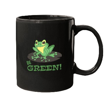 Discover Be Green green Mugs