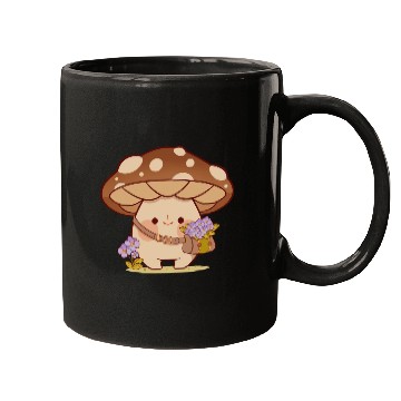 Discover Flower Picking Mushroom Mugs