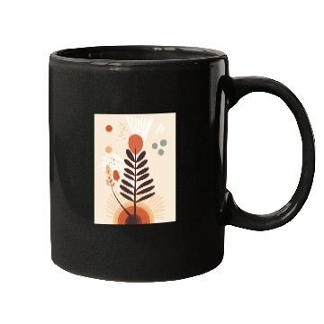 Discover Minimalist Botany Mid Century Style Silhouette Mugs