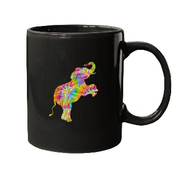 Discover Tie Dye Elephant Lover Mugs