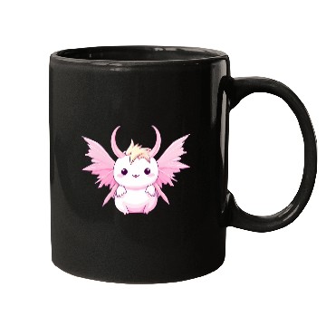 Discover Axolotl Angel & Devil - Design with Horns and Wing Mugs