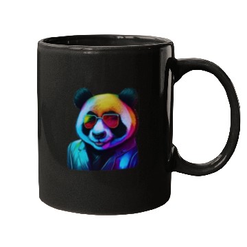 Discover Colorful and Cool: The Neon Panda Mugs