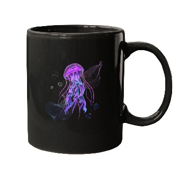 Discover Neon Jelly Fish Mugs