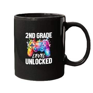 Discover 2ND Grade Level Unlocked Back to School Video Game Mugs