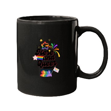 Discover Here and Queer: Bold Pride Month Mugs for LGBTQ+