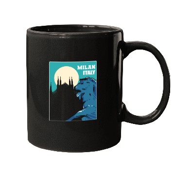 Discover Milan Italy Tourist Gift Mugs