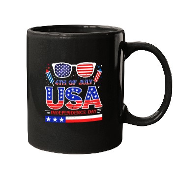 Discover 4th July USA Independence Day All American Pride Mugs