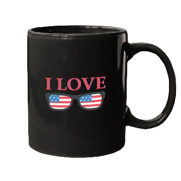Discover I Love America Mugs
