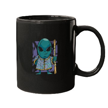 Discover Dwarf Alien Monk Mugs