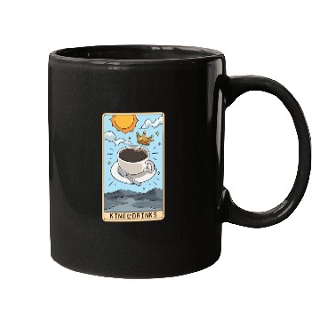 Discover Tarot Card Reader Hot Coffee Drinker Caffeine Mugs