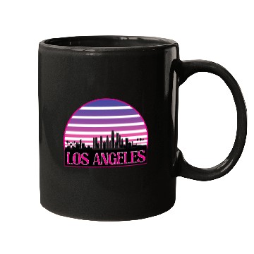 Discover LOSANGELES CIRCLE striped Mugs