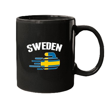 Discover Sweden Curling Rock Sport Fans Swedish Curlers Win Mugs
