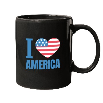 Discover I Love America Mugs