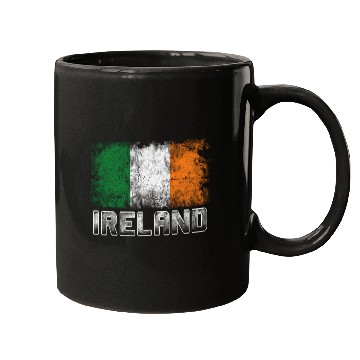 Discover St Patrick's Day Patriotic Distressed Irish Flag Mugs