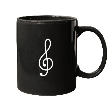 Discover Musician Treble Clef Music Mugs