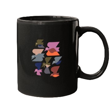 Discover Seven Bird Flock Mugs