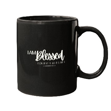 Discover I Am Blessed Mugs